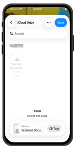 Save screen