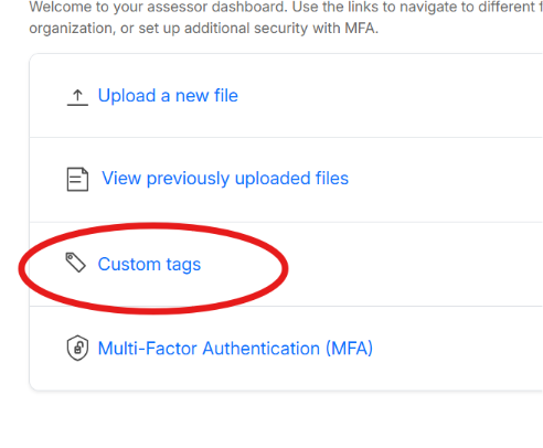 Custom tags