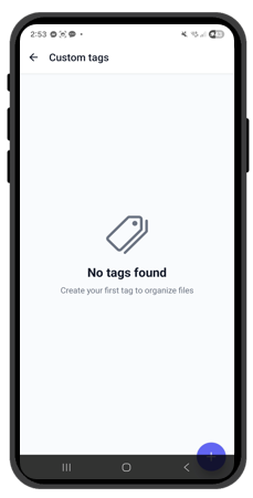 No tags found