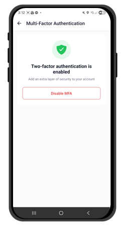 MFA enabled